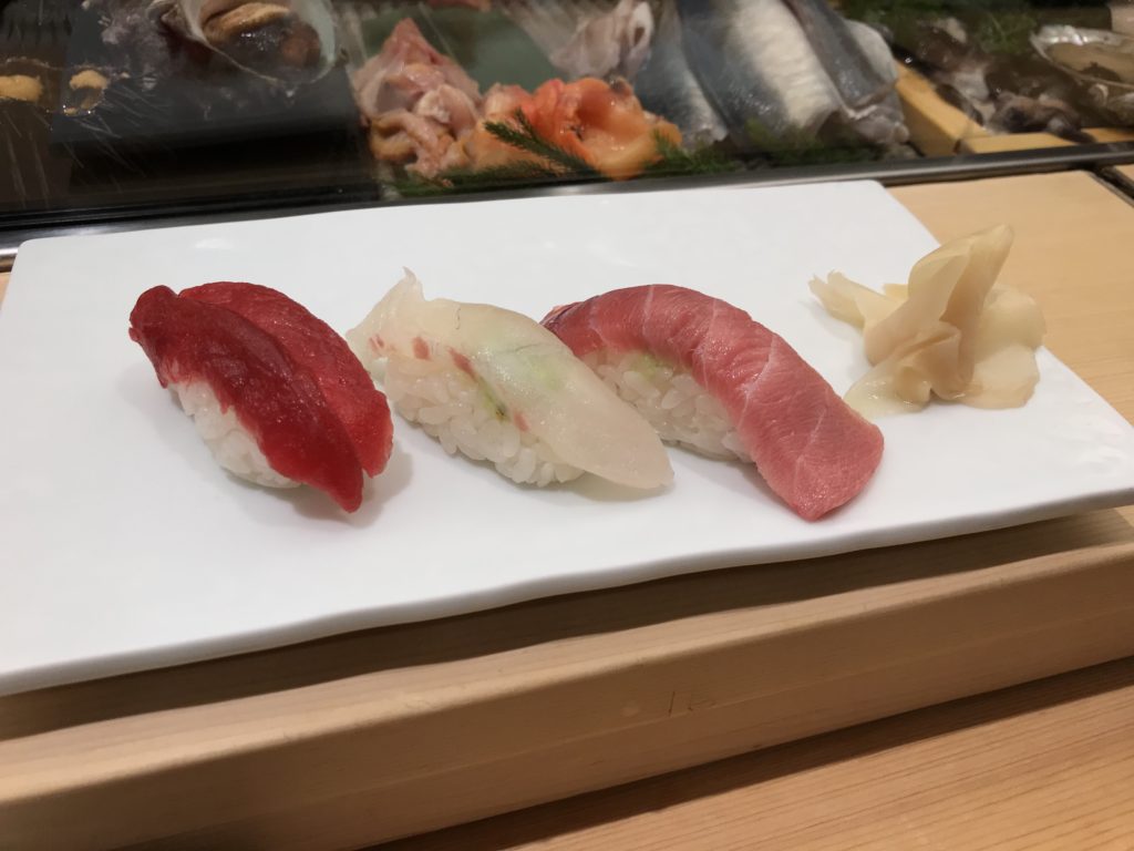 Tsukiji Sushi Sei nigiri pieces