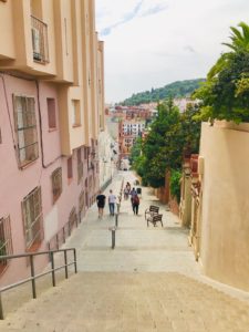 Street view outside Park Güell