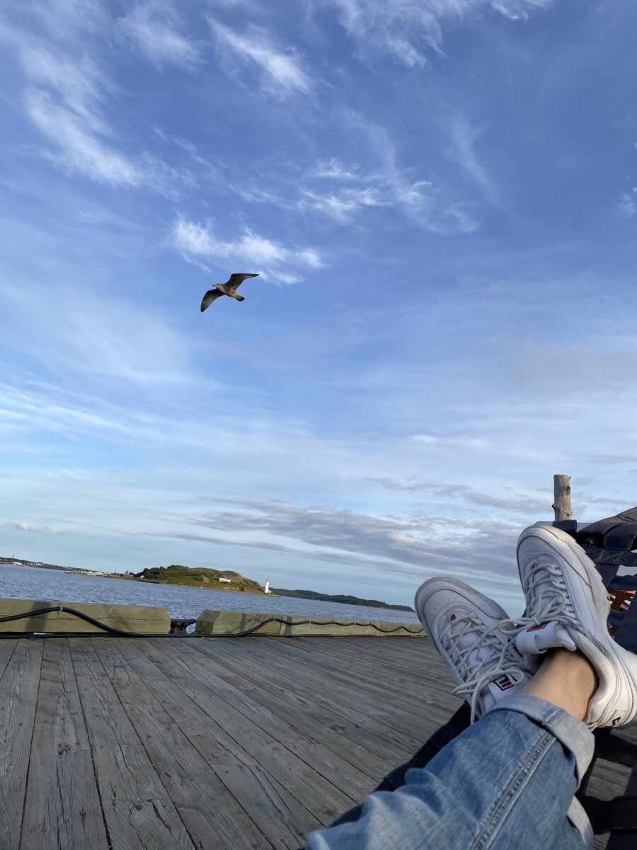 Chill'n by the Atlantic Ocean