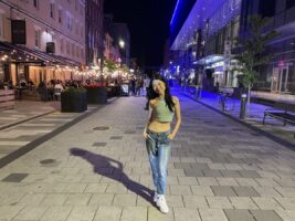 Evening Walk in Halifax Downtown
