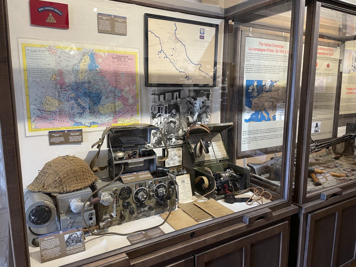 Exhibits at the Army Museum