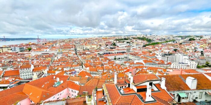 Lisbon Portugal Skyline Alfama Castelo de S. Jorge São Jorge Castle